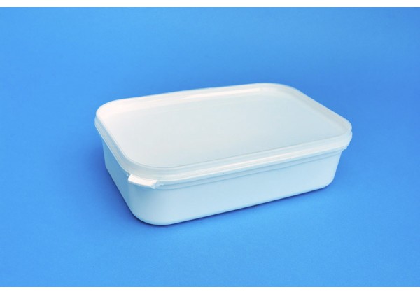 780 ML WHITE RECTANGULAR TUB